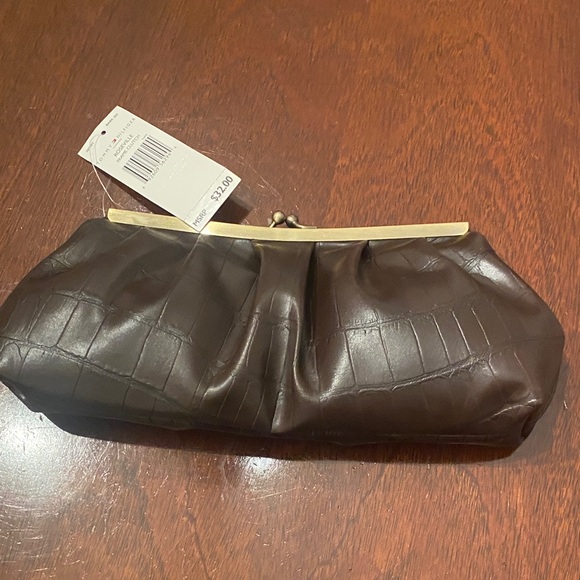Tommy Hilfiger Dark Brown Clutch - Picture 1 of 3